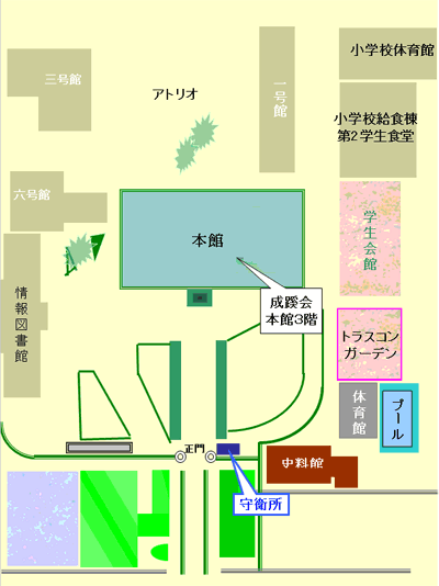 成蹊会　所在地の地図